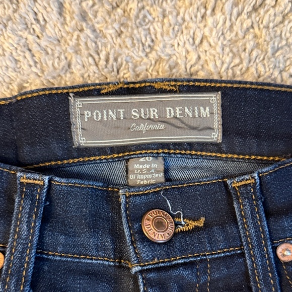 Point Sur Classic Black Women's straight leg  Jeans - Picture 2 of 4